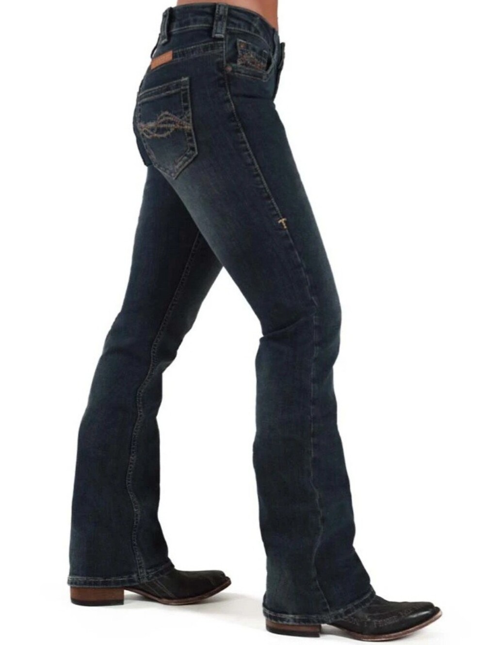 Cowgirl Tuff "Don't Fence Me In" Bootcut Blue Jean | Women's Size 27